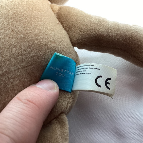 Manhattan Toy Wee Baby Stella Plush Stuffed Baby Doll Tan Brown Skin Tone 2014 - Picture 7 of 11